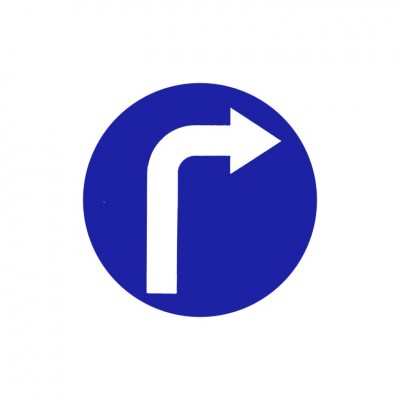 VN-Biển báo hướng đi chỉ rẽ phải (biển giao thông)