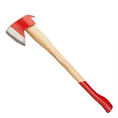 KOREA-Rìu cứu hỏa cán bằng gỗ