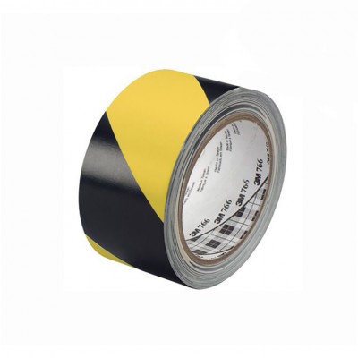 3M-Băng keo cảnh báo 3M 766 (25mm x 33m) màu vàng đen
