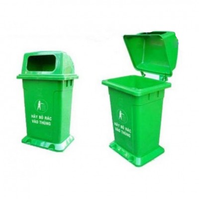 VN-Thùng rác nhựa HDPE nắp hở 95 lít